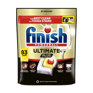 Таблетки для посудомийних машин Finish Ultimate Plus Лимон 83 шт. (5900627119695) зображення 1