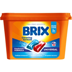 Капсули для прання Brix Laundry Universal 10 шт. (4820207100640) зображення 1