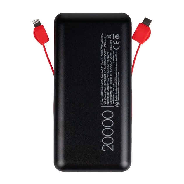 Универсальная мобильная батарея LogicPower LP PQ24 20000mAh 22.5W - изображение 1