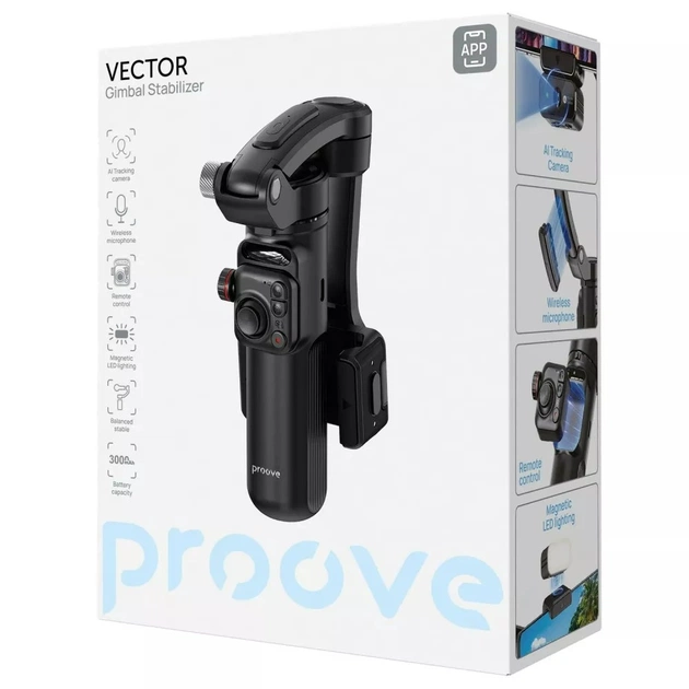 Стабілізатор Proove Vector Gimbal Stabilizer Black (MPVR00002001) - picture 1