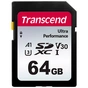 Карта пам'яті Transcend 64GB SD class 10 UHS-I U3 4K (TS64GSDC340S) - зменшене зображення 1
