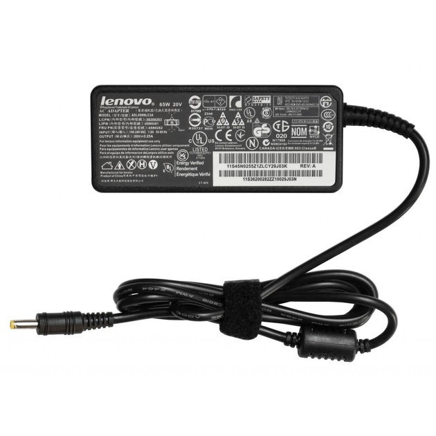Блок живлення до ноутбуку Grand-X Lenovo (20V 3,25A 65W) 4,0x1,7mm (ORGLEL65WS1) - изображение 1