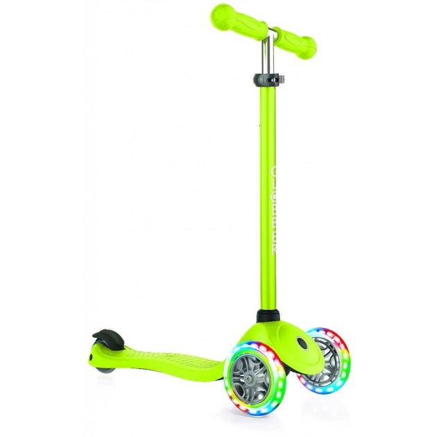 Самокат Globber Primo Lights Зелений (674756) - зображення 1