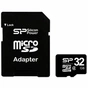 Карта пам'яті Silicon Power 32Gb microSDHC class 4 (SP032GBSTH004V10-SP) - зменшене зображення 1