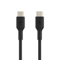 Дата кабель USB-С - USB-С, PVC, 1m, black Belkin (CAB003BT1MBK) - зменшене зображення 3