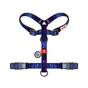 Шлея для собак WAUDOG Nylon анатомічна H-подібна з QR-паспортом "NASA21" пластиковий фастекс, L (345-0148) - уменьшенное изображение 2