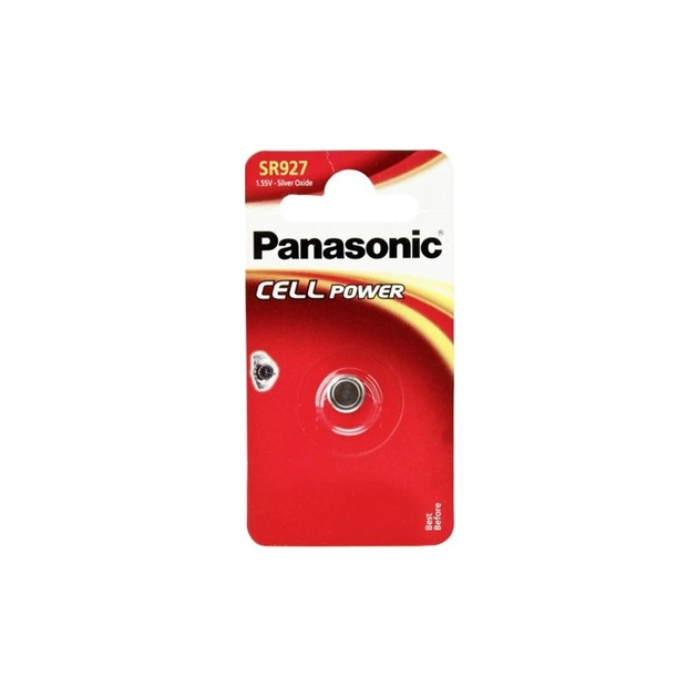 Батарейка Panasonic SR927 * 1 Silver Oxide (SR-927EL/1B) - изображение 1