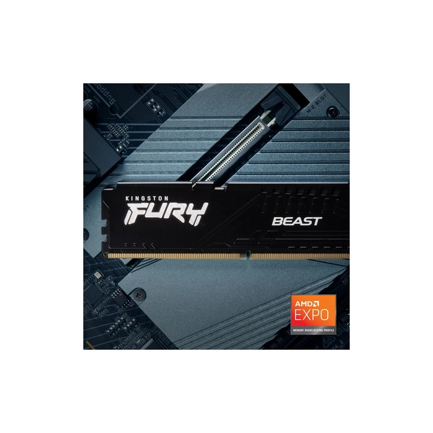 Модуль пам'яті для комп'ютера DDR5 64GB 5600 MHz Beast Black Kingston Fury (ex.HyperX) (KF556C40BB-64) - picture 9