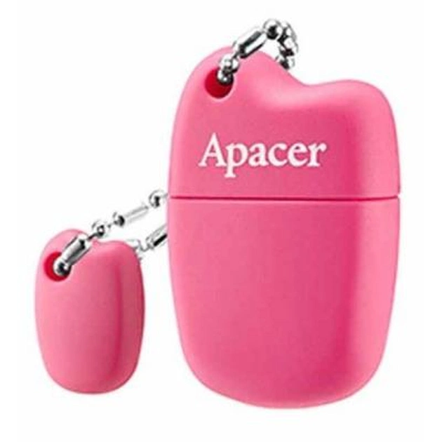 USB флеш накопичувач Apacer 16GB AH118 Pink USB 2.0 (AP16GAH118P-1) - зображення 1