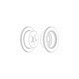 Гальмівний диск FERODO DDF2170C зображення 1