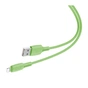 Дата кабель USB 2.0 AM to Lightning 1.2m 2.4A green Baseus (CALDC-06) - уменьшенное изображение 2