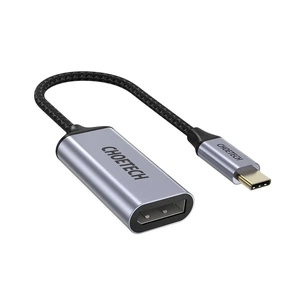 Перехідник USB-C M to DisplayPort F 0.2m 4K60Hz gray Choetech (HUB-H11-GY-V2) зображення 1