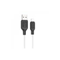 Дата кабель USB 2.0 AM to Lightning 1.0m silicone X90 Cool white HOCO (6931474788412) - зменшене зображення 1