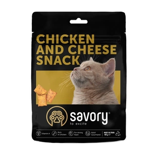 Ласощі для котів Savory Snacks Pillows Gourmand with Chicken and Cheese 180 г (4820261921311) изображение 1