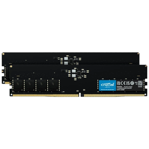Модуль пам'яті для комп'ютера DDR5 32GB (2x16GB) 5200 MHz Micron (CT2K16G52C42U5) - изображение 1