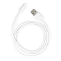 Дата кабель USB 2.0 AM to Lightning PVC 1m white Vinga (VCPDCL1W) - уменьшенное изображение 5
