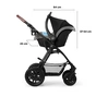 Коляска Kinderkraft 3 в 1 Xmoov Black (KKWXMOVBLK3000) (5902533912834) - зменшене зображення 9
