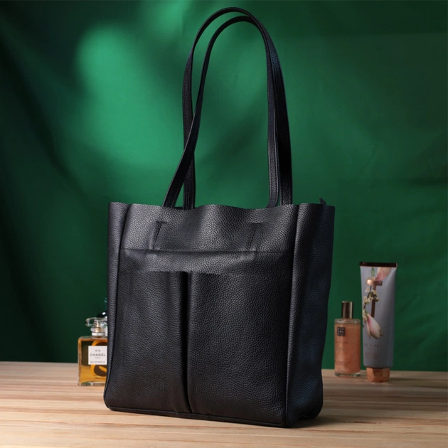 Сумка Shvigel З натуральної шкіри Чорна (22845) - зображення 10