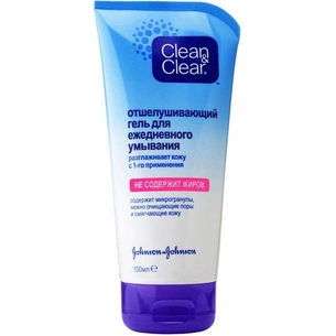 Гель для вмивання Clean & Clear Відлущуючий для щоденного вмивання 150 мл (3574660002515) зображення 1