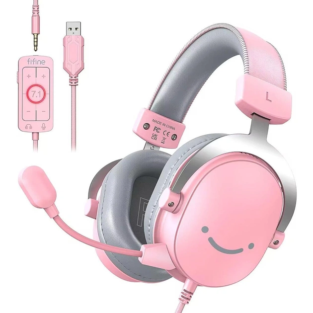 Навушники Fifine H9P Pink (H9P) - зображення 1