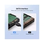 Кабель для передачі даних SATA 3 Data Cable 0.5m US217 Black Ugreen (30796) - зменшене зображення 7