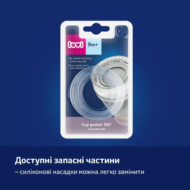 Поильник-непроливайка Lovi 360 250 мл Night&Day Rabbit (1/610) - изображение 11