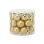 Ялинкова іграшка Chomik скляні кульки 24 шт, 2,5 см, золотисті (5900779882126_1) - уменьшенное изображение 1