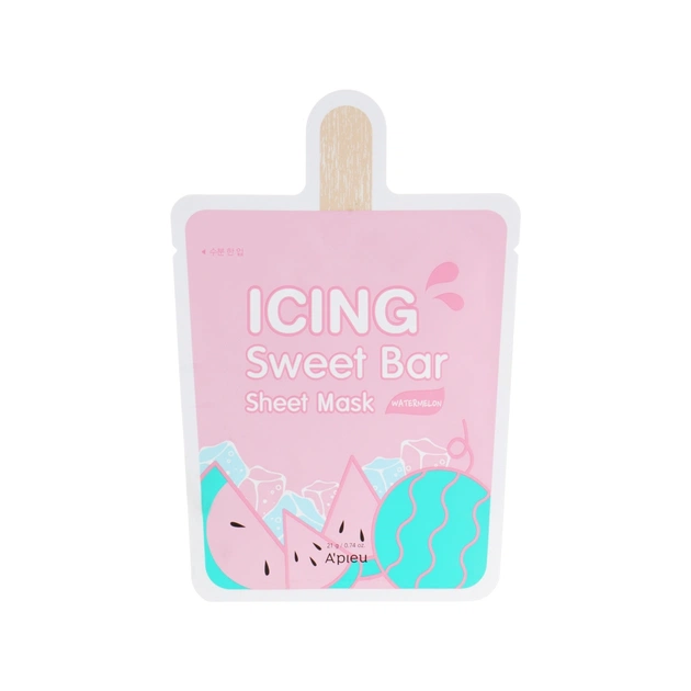 Маска для обличчя A'pieu Icing Sweet Bar Sheet Mask Watermelon кавун 21 г (8809530047712) - зображення 1