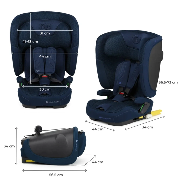 Автокрісло Kinderkraft Fix2Go i-Size Navy (KCFI2GO0NAV0000) (5902533927081) - picture 10