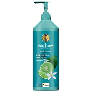 Гель для душу Dalas Cosmetics Бергамот 1000 г (4823128004806) зображення 1