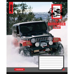 Зошит 1 вересня А5 The offroader 96 аркушів, лінія (766503) зображення 1