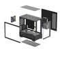 Корпус DeepCool CG380 3F Black (R-CG380-BKAGM3-G) без БЖ - зменшене зображення 3
