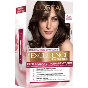 Фарба для волосся L'Oreal Paris Excellence 4.00 Каштановий (3600523781119) зображення 1
