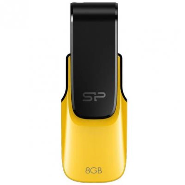 USB флеш накопичувач Silicon Power 8Gb Ultima U31 Yellow USB 2.0 (SP008GBUF2U31V1Y) - изображение 1