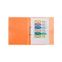 Папка на кільцях Axent А4 з 2-ма кільцями 700 мкм 25 мм Прозора помаранчева (1207-25-A) - уменьшенное изображение 2