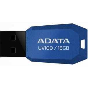 USB флеш накопичувач ADATA 16Gb UV100 Blue USB 2.0 (AUV100-16G-RBL) зображення 1
