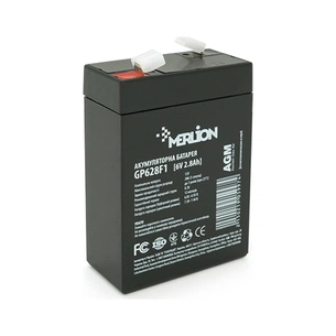 Батарея до ДБЖ Merlion MERLION AGM GP628F1 6 V-2,8Ah (GP628F1) зображення 1