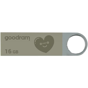 USB флеш накопичувач Goodram 16GB UUN2 Valentine Silver USB 2.0 (UUN2-0160S0R11-V) зображення 1