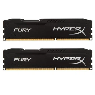 Модуль пам'яті для комп'ютера DDR3 16GB (2x8GB) 1600MHz HyperX Fury Black Kingston Fury (ex.HyperX) (HX316C10FBK2/16) зображення 1