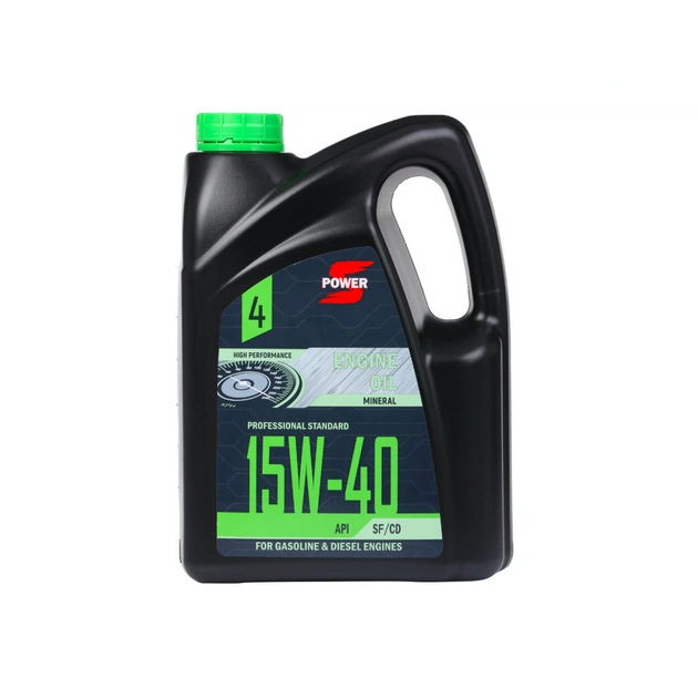Моторна олива S-POWER STANDARD 15W40 4л (КСМ 62479) - изображение 1