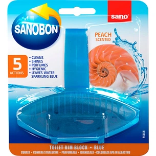 Туалетний блок Sano Персик 55 г (7290005426964) зображення 1