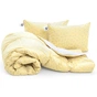 Ковдра MirSon Набір пуховий №2119 Bio-Beige Зима 70% пух 220х240 + подушки 50х70 2 шт м'які (2200003023626) - зменшене зображення 3