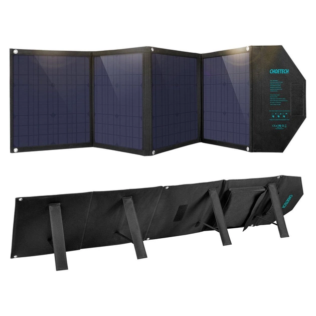 Портативна сонячна панель Choetech 80W (SC007) - picture 3