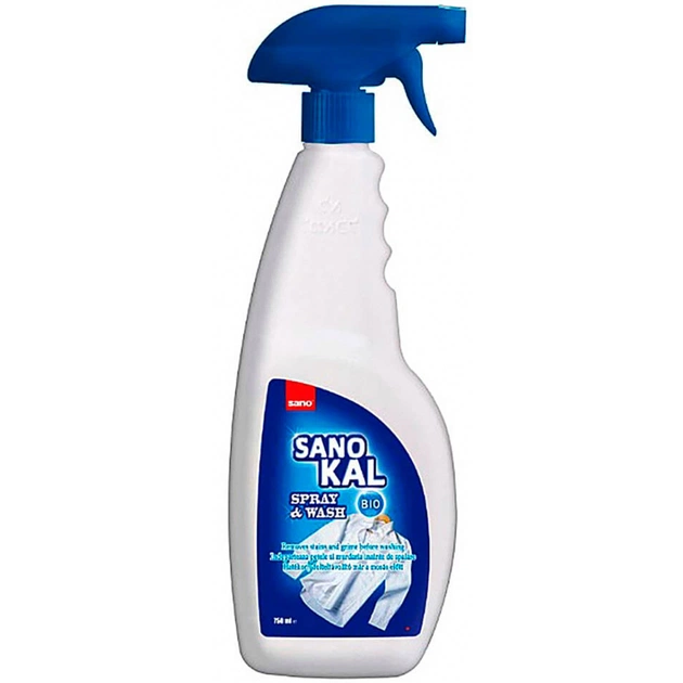 Засіб для видалення плям Sano Kal Spray & Wash 750 мл (7290000286921) - зображення 1