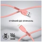 Дата кабель USB 2.0 AM to Lightning 1.0m AR88 2.4A peach Armorstandart (ARM65286) - зменшене зображення 2