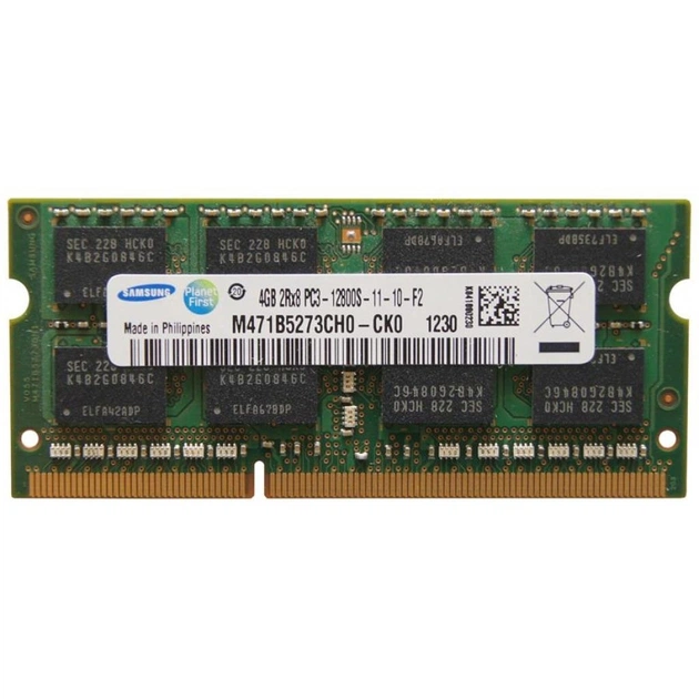 Модуль пам'яті для ноутбука SoDIMM DDR3 4GB 1600 MHz Samsung (M471B5273CH0-CK0 Ref) - изображение 1
