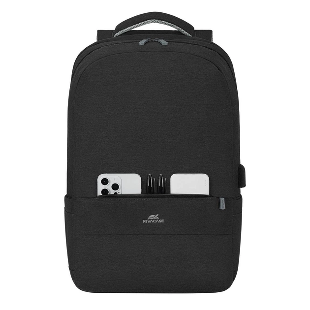 Рюкзак для ноутбука RivaCase 17.3" 7567 Prater, Black, anti-theft (7567(Black) - picture 8