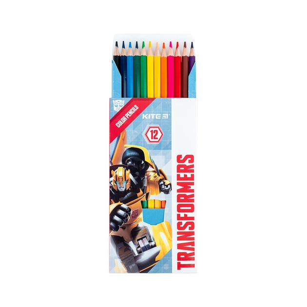 Олівці кольорові Kite Transformers 12 кольорів (TF24-051) - picture 4