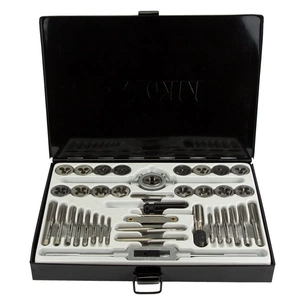 Набір мітчиків і плашок Sigma 40 предм., металевий кейс (1643251) зображення 1