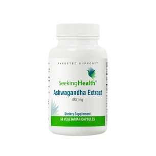 Травы Seeking Health Экстракт ашваганды, 467 мг, Ashwagandha Extract, 60 капсул (SKH-52014) изображение 1
